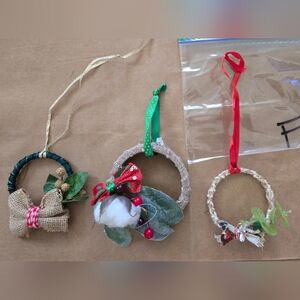 Recycled Handmade Christmas Ornaments